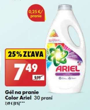 Gél na pranie Color Ariel 30 praní