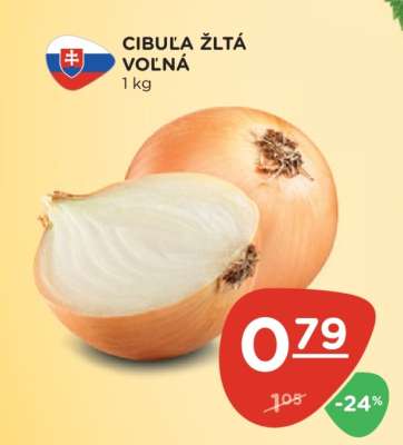 CIBUĽA ŽLTÁ VOĽNÁ