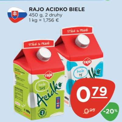 Rajo Acidko biele