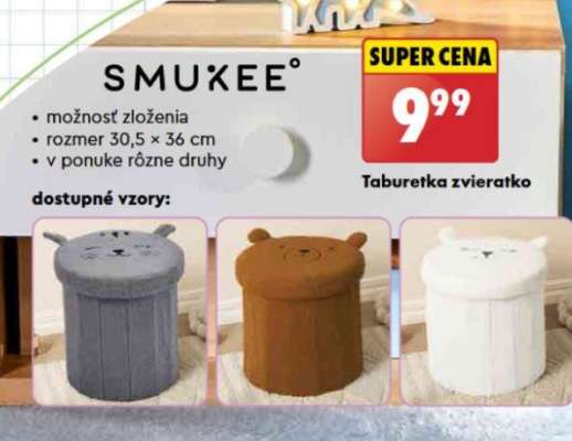 Taburetka zvieratko