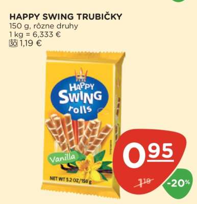 HAPPY SWING TRUBIČKY