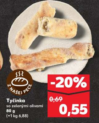 Tyčinka so zelenými olivami 80 g