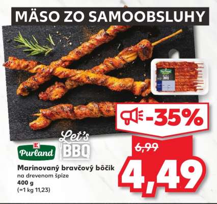 Marinovaný bravčový bôčik