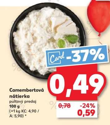 Camembertová nátierka