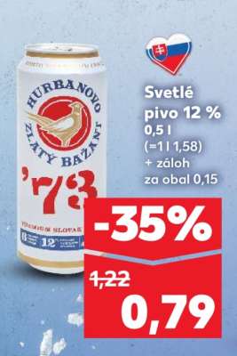 Svetlé pivo 12 %