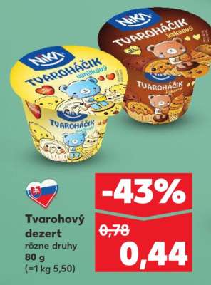 Tvarohový dezert