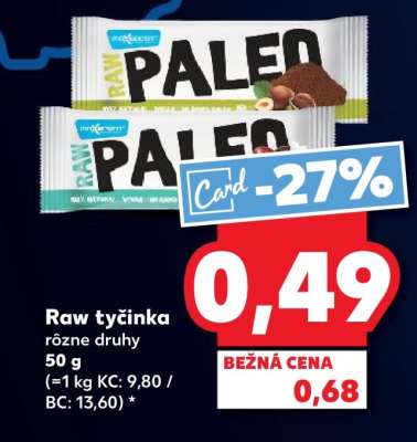 Raw tyčinka