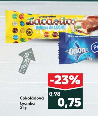 Čokoládová tyčinka 21 g