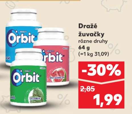 Dražé žuvačky