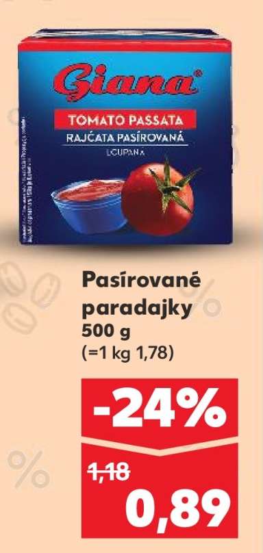 Pasírované paradajky