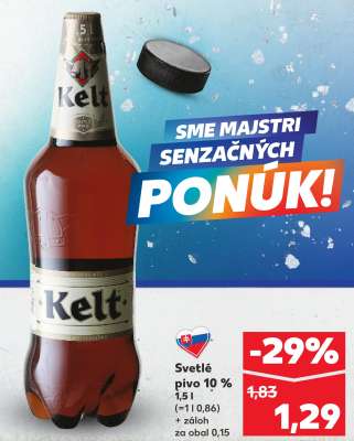 Svetlé pivo 10 %