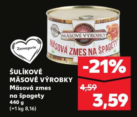 Mäsová zmes na špagety
