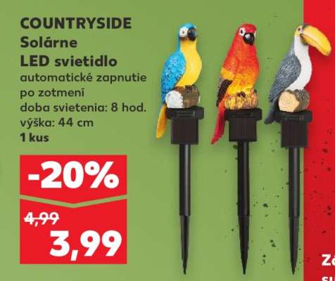 COUNTRYSIDE Solárne LED svietidlo