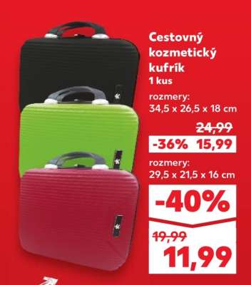 Cestovný kozmetický kufrík