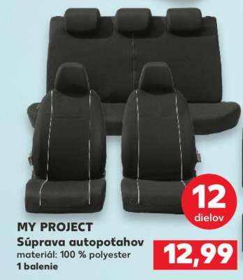 MY PROJECT Súprava autopoťahov