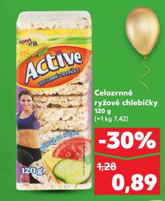 Active celozrnné chlebíčky