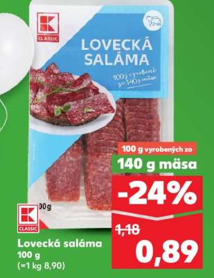 Lovecká saláma 100 g