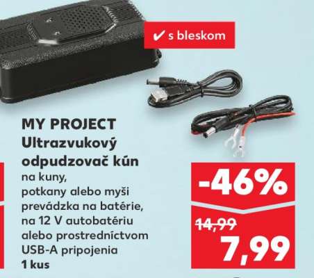 MY PROJECT Ultrazvukový odpudzovač kún