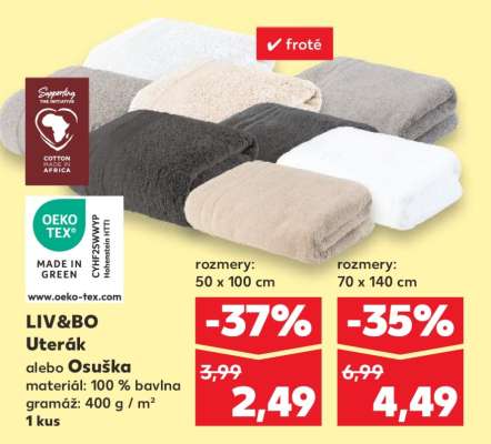 LIV&BO Uterák alebo Osuška