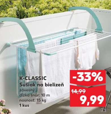 K-CLASSIC Sušiak na bielizeň