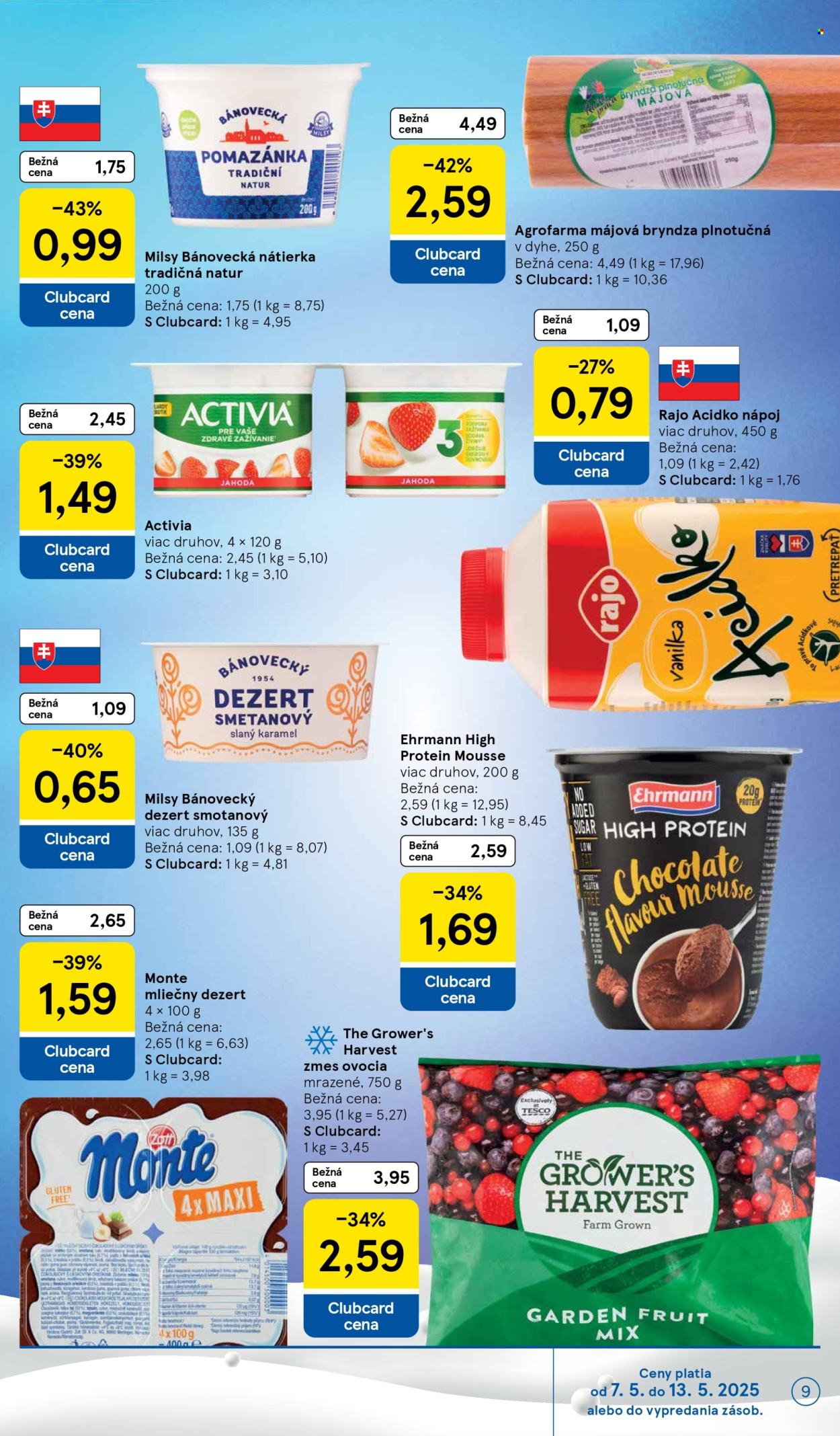 Leták TESCO supermarket - 7.5.2025 - 13.5.2025. Strana 1