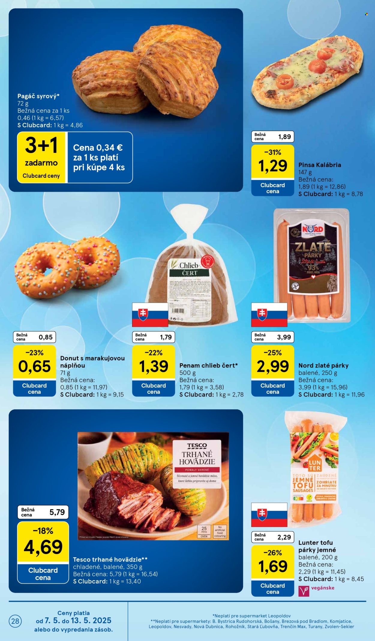 Leták TESCO supermarket - 7.5.2025 - 13.5.2025. Strana 1