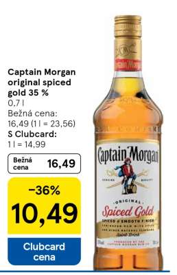 Captain Morgan Original Spiced Gold 35 %
