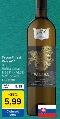 Tesco Finest Pálava
