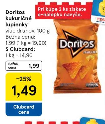 Doritos kukuričné lupienky
