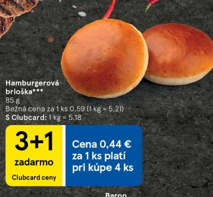 Hamburgerová brioška