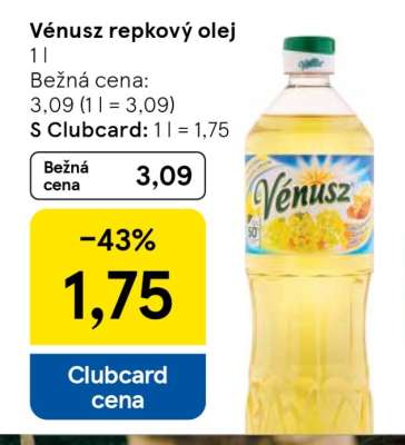 Vénusz repkový olej