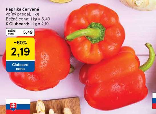 Paprika červená