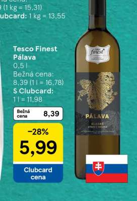 Tesco Finest Pálava