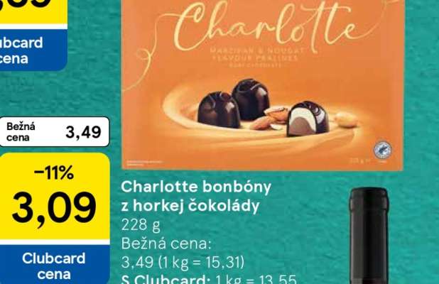 Charlotte bonbóny z horkej čokolády