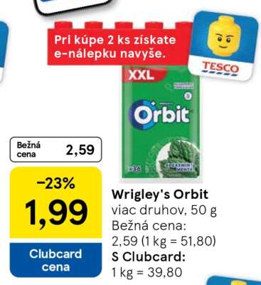 WRIGLEY'S ORBIT