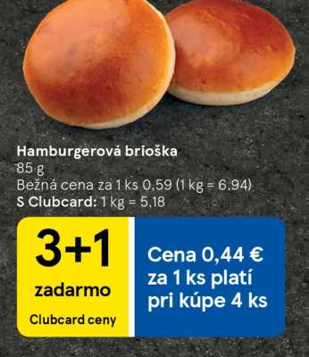 Hamburgerová brioška