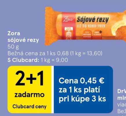 Zora sójové rezy