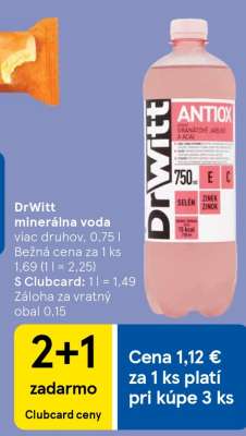 DrWitt minerálna voda