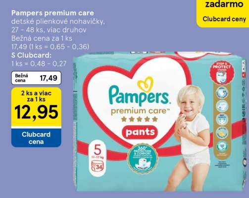 Pampers premium care