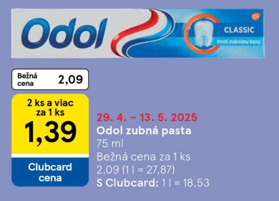 Odol zubná pasta