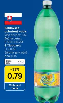 Baldovská ochutená voda
