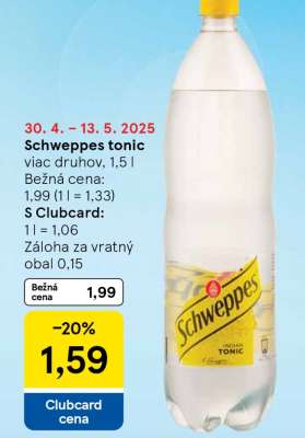 Schweppes tonic