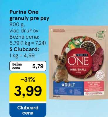 PURINA ONE Granuly pre psy