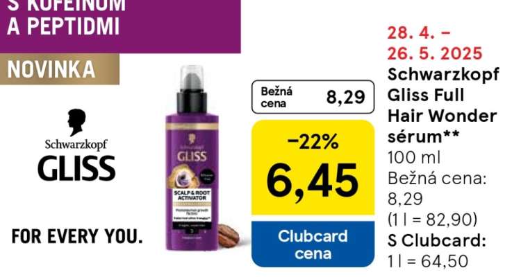 Schwarzkopf Gliss Full Hair Wonder sérum***