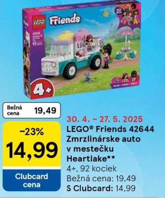 LEGO® Friends 42644 Zmrzlinárske auto v mestečku Heartlake**