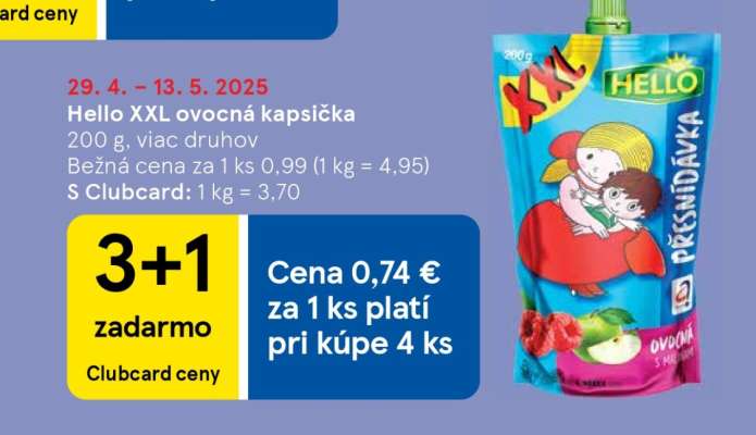Hello XXL ovocná kapsička