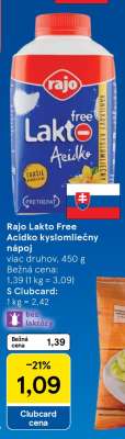 Rajo Lakto Free Acidko kyslomliečny nápoj
