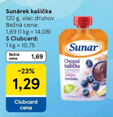 Sunárek kašička