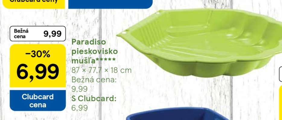 Paradiso pieskovisko mušľa