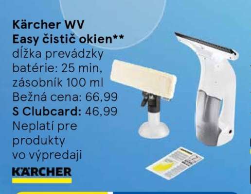 Kärcher WV Easy čistič okien